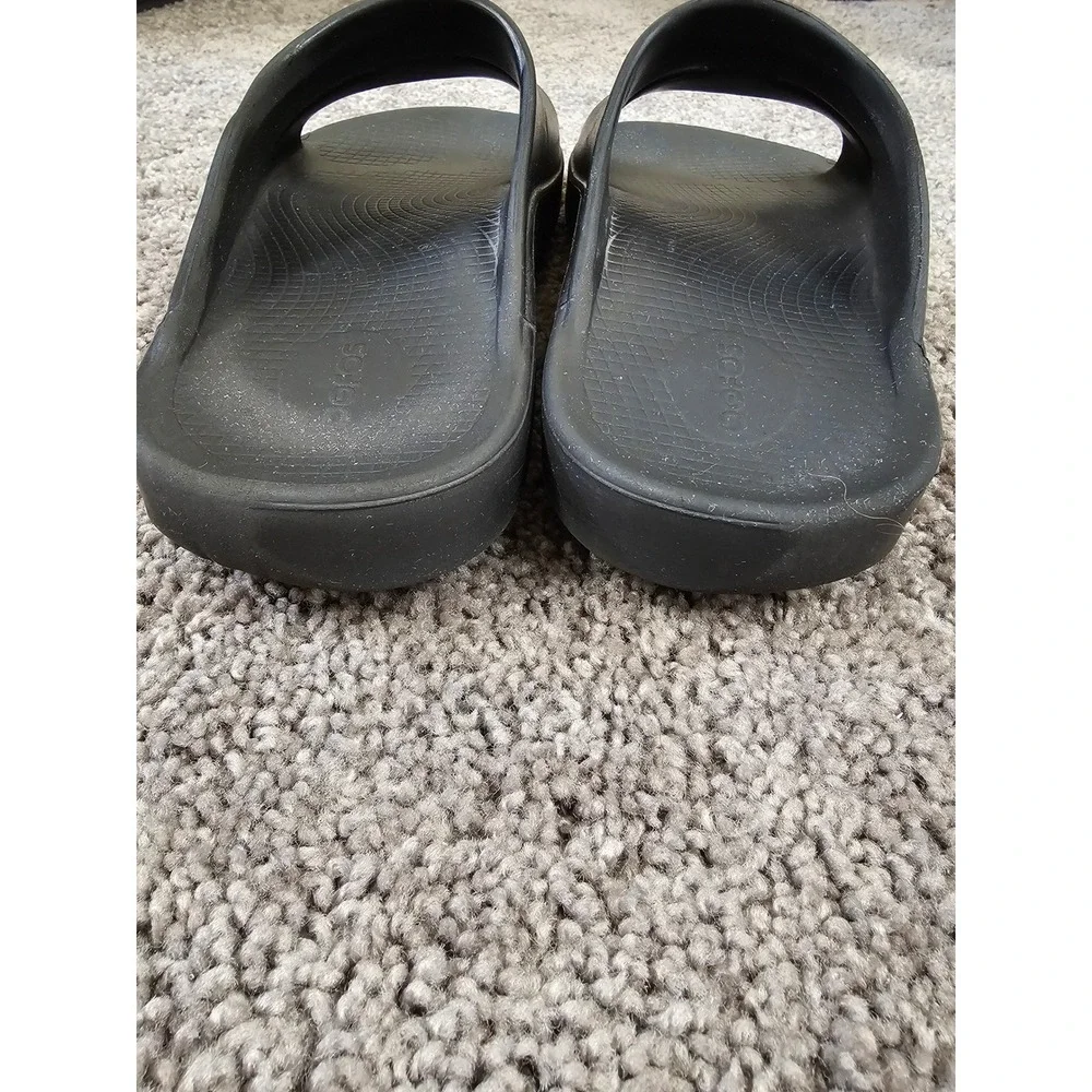 Oofos OOahh Sport Recovery Slides Black Mens 10 Womens 12 EU 43